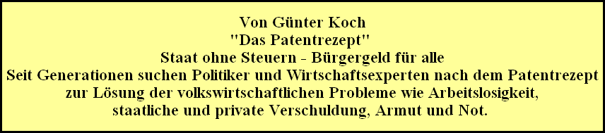 Von Günter Koch
