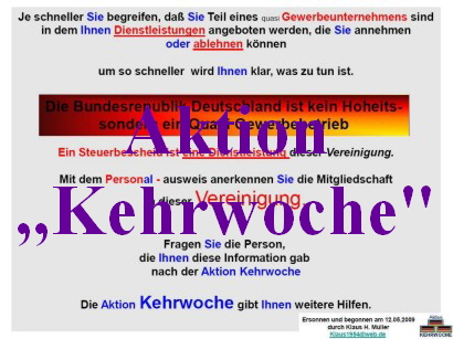 Aktion
,,Kehrwoche